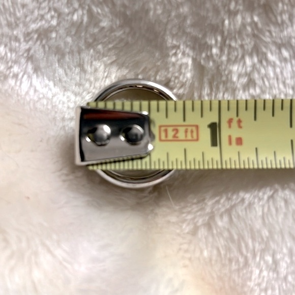 💍 ELEGANT STERLING SILVER VINE LACE CUT-OUT DESIGN 1/2” BAND RING Size 7 - Picture 10 of 10